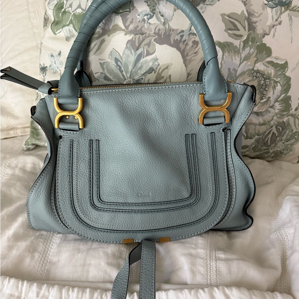 Chloe Blue Medium Marcie in Faded Blue